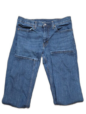 Men's Levis Denim Straight Leg Jeans 34x34